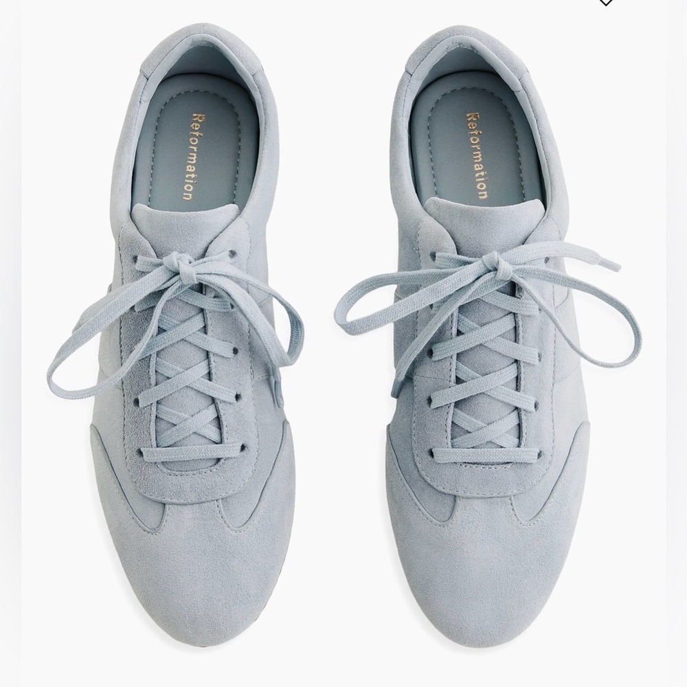 New Reformation Suede Terra Sneakers 8.5